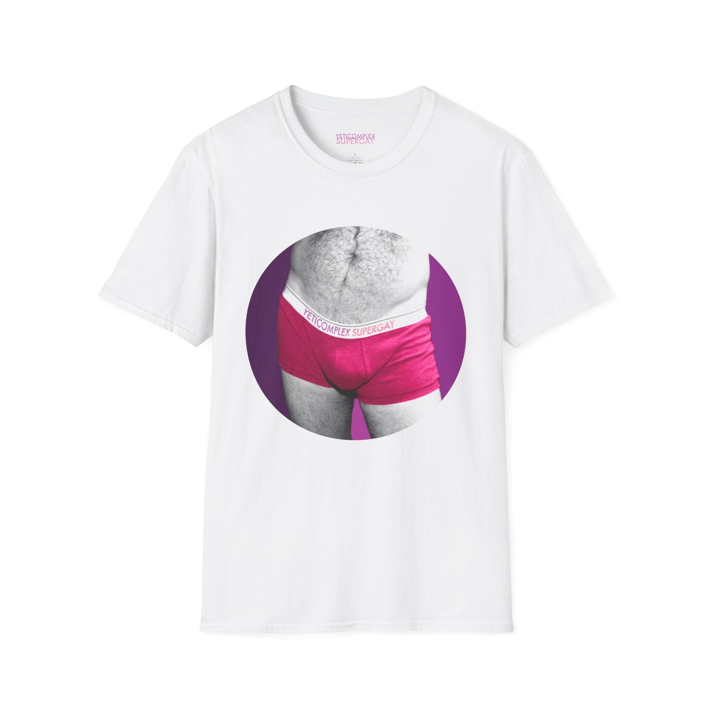 Supergay Softstyle T-Shirt for Pride Events & Everyday Wear