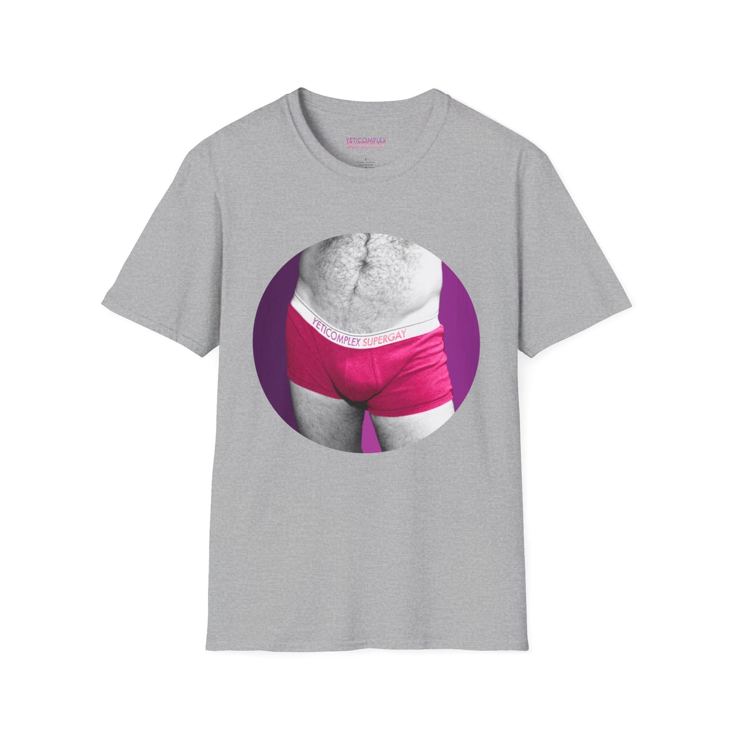 Supergay Softstyle T-Shirt for Pride Events & Everyday Wear